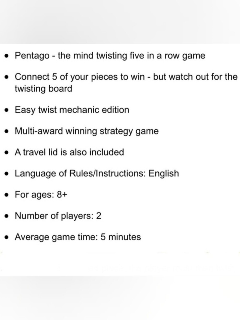 NEW Pentago Strategy Board Game - Picture 4 of 6